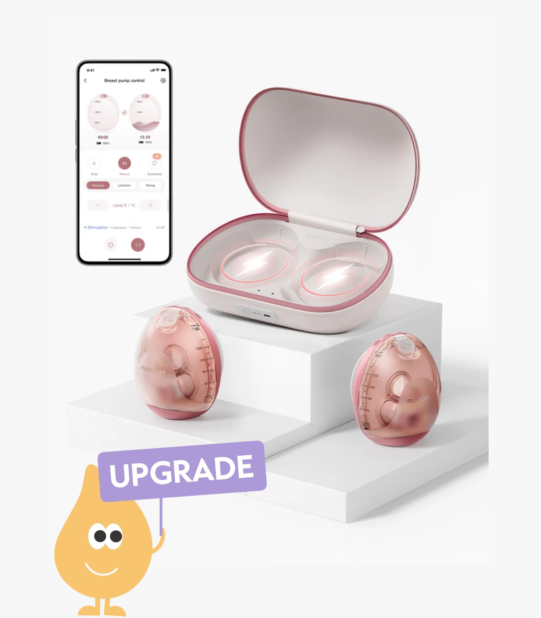 Momcozy Air 1 | Ultra-Slim Breast Pump