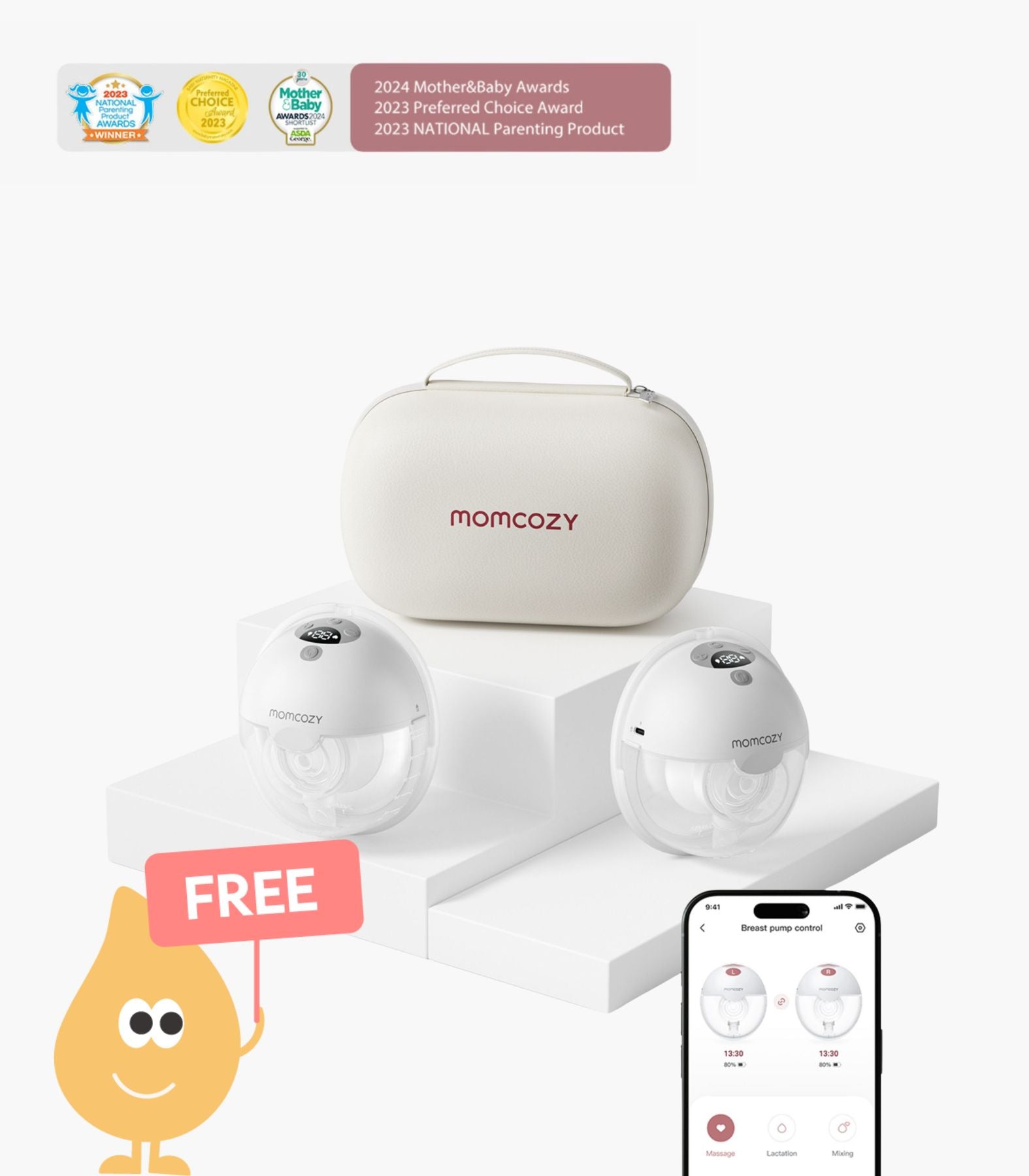 MomCozy M5 Smart | Double Breast Pump