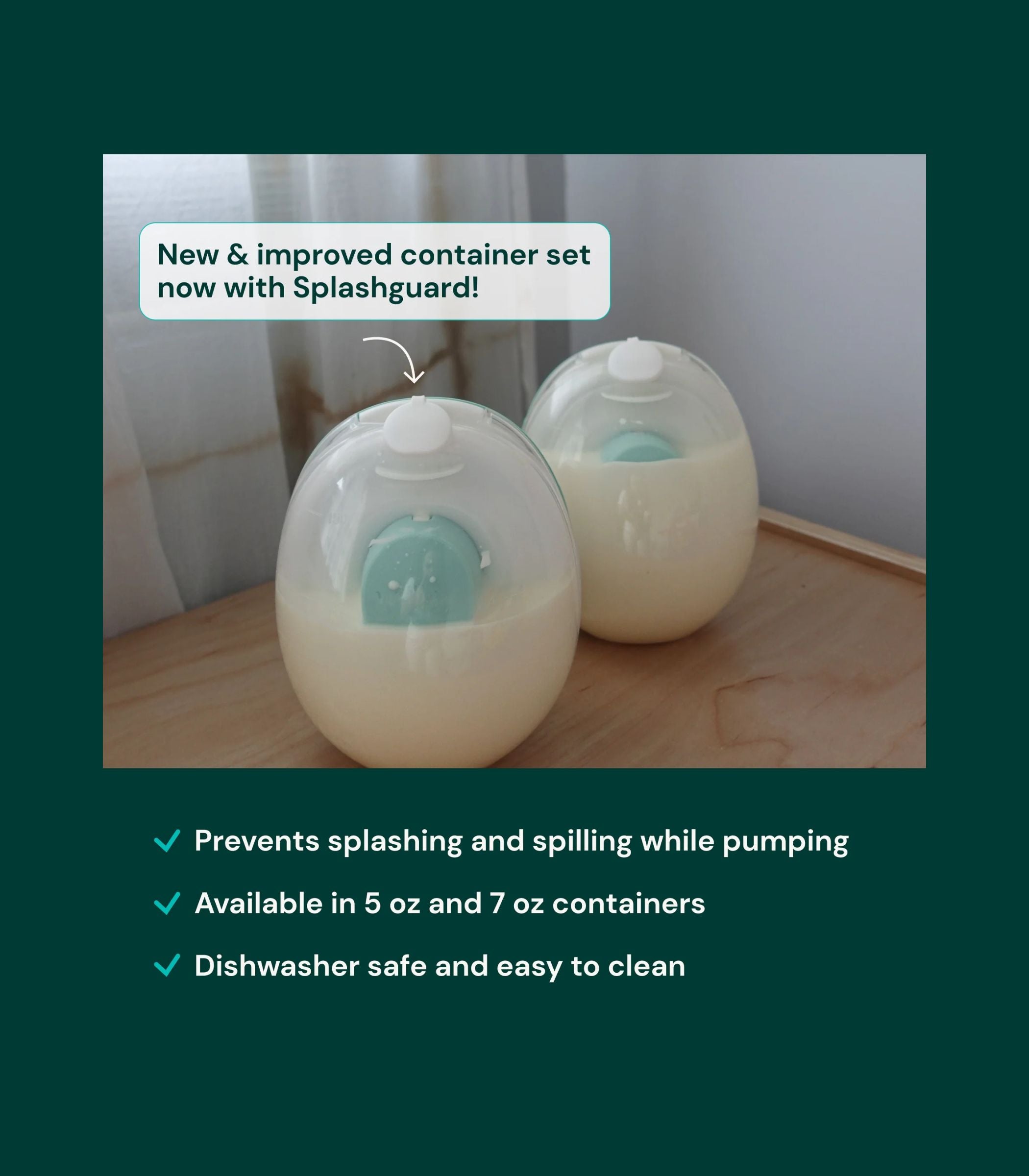 Willow Go® | Splashguard Container Kit | 2 Pack