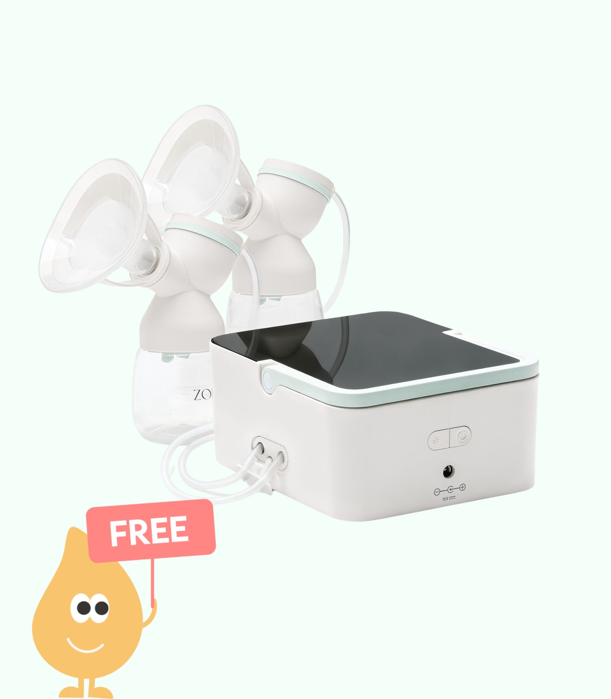 Zomee Mother's Nature H1 | Hospital Grade, Dual Motor Breast Pump