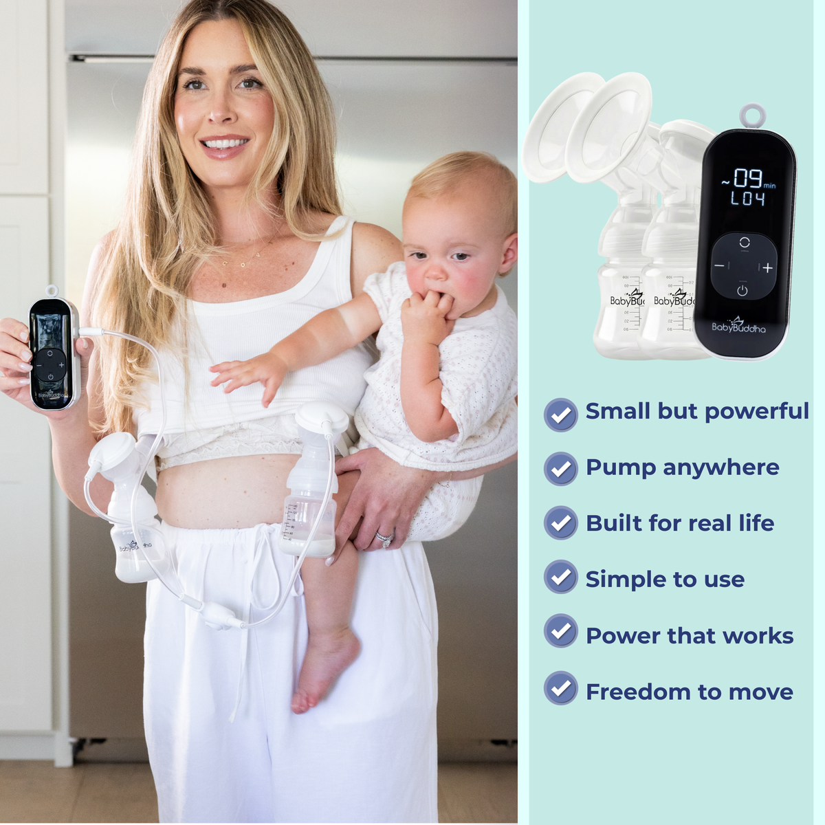 BabyBuddha® 3.0 Portable Breast Pump