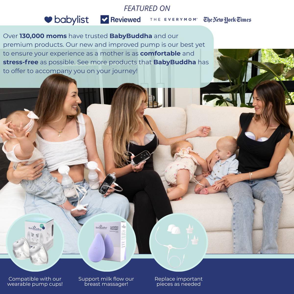 BabyBuddha® 3.0 Portable Breast Pump