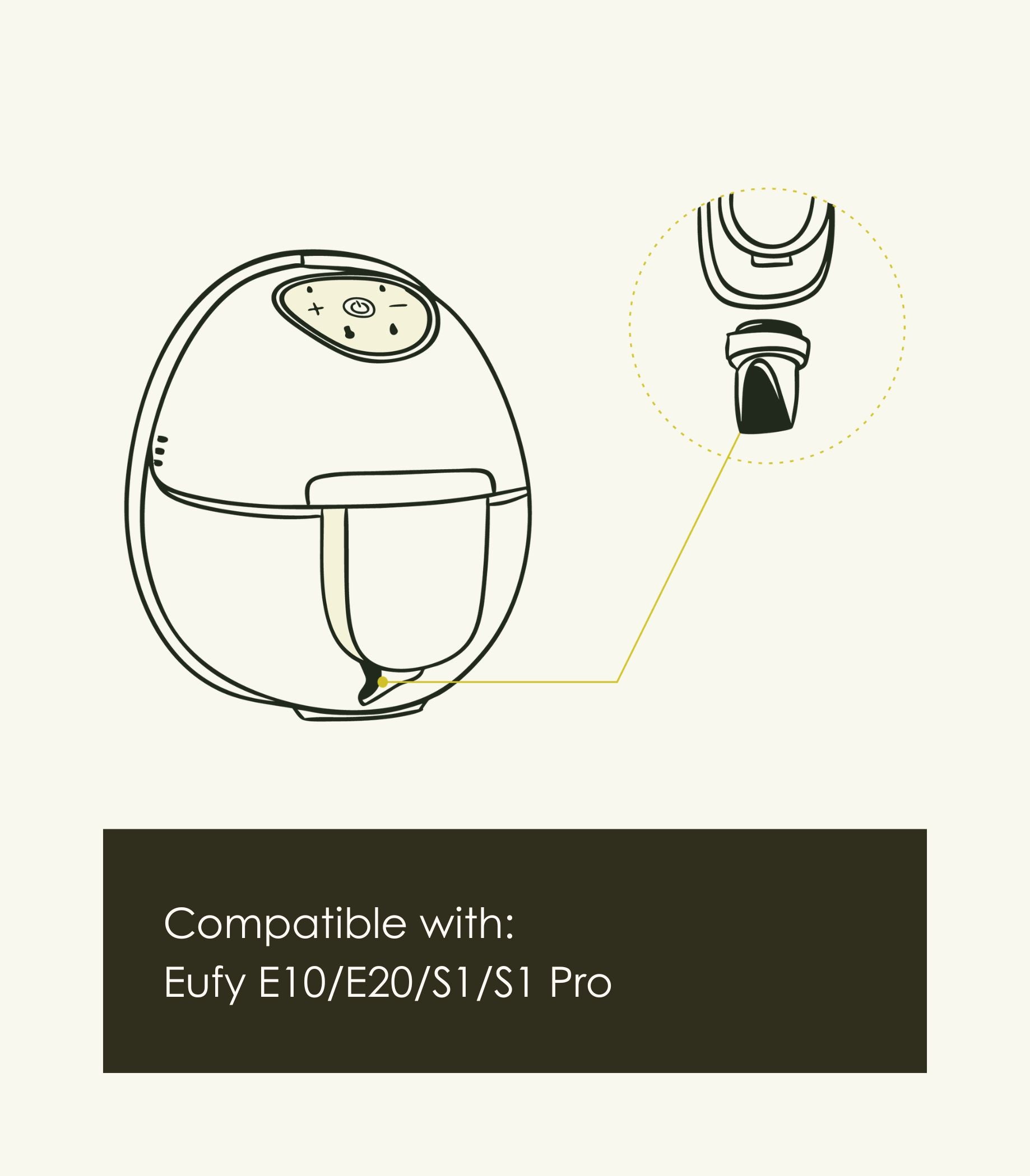 Aaya | Duckbill Valves for Eufy Pumps | 6 Pack