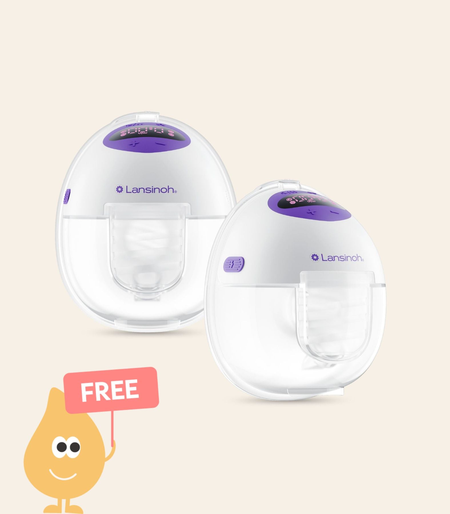 Lansinoh® DiscreetDuo™ Flow | Wearable Breast Pump