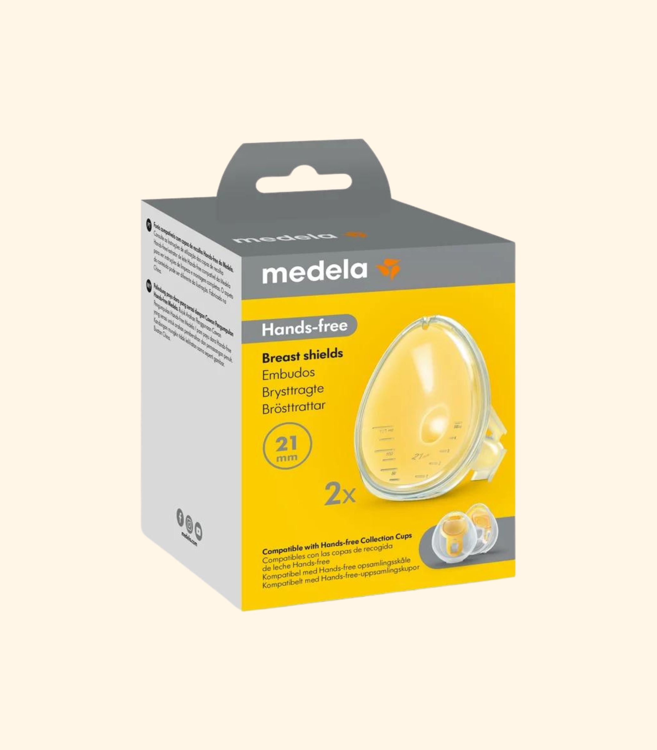 Medela Hands-free Breastshield Retail Box