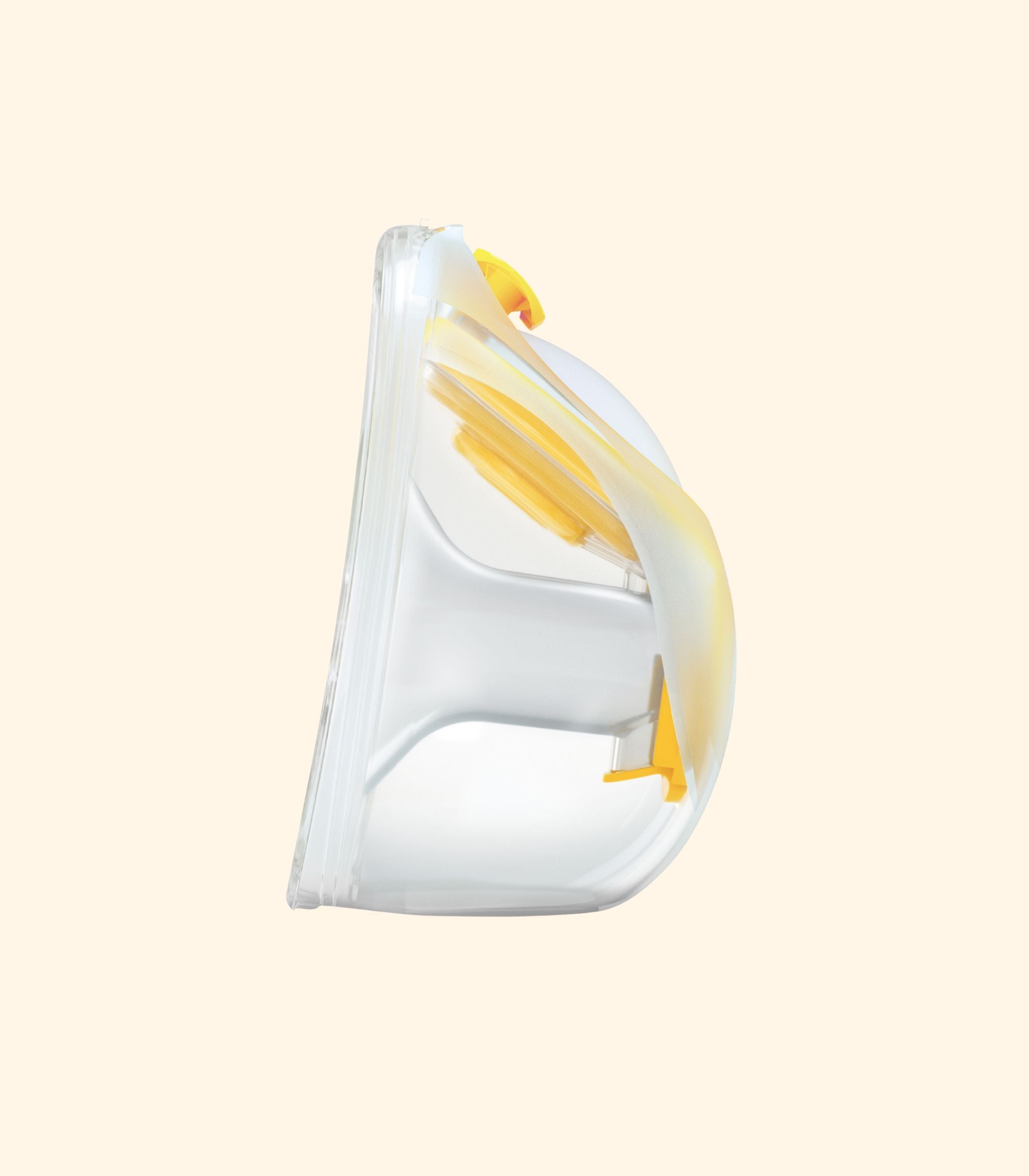 Medela Hands-free Collection Cups for Freestyle, Pump In Style, and Swing Maxi Side View